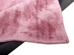 Alfombra De Salón^Alfombra de viscosa tejida a mano 65x135 cm Shine Rosa