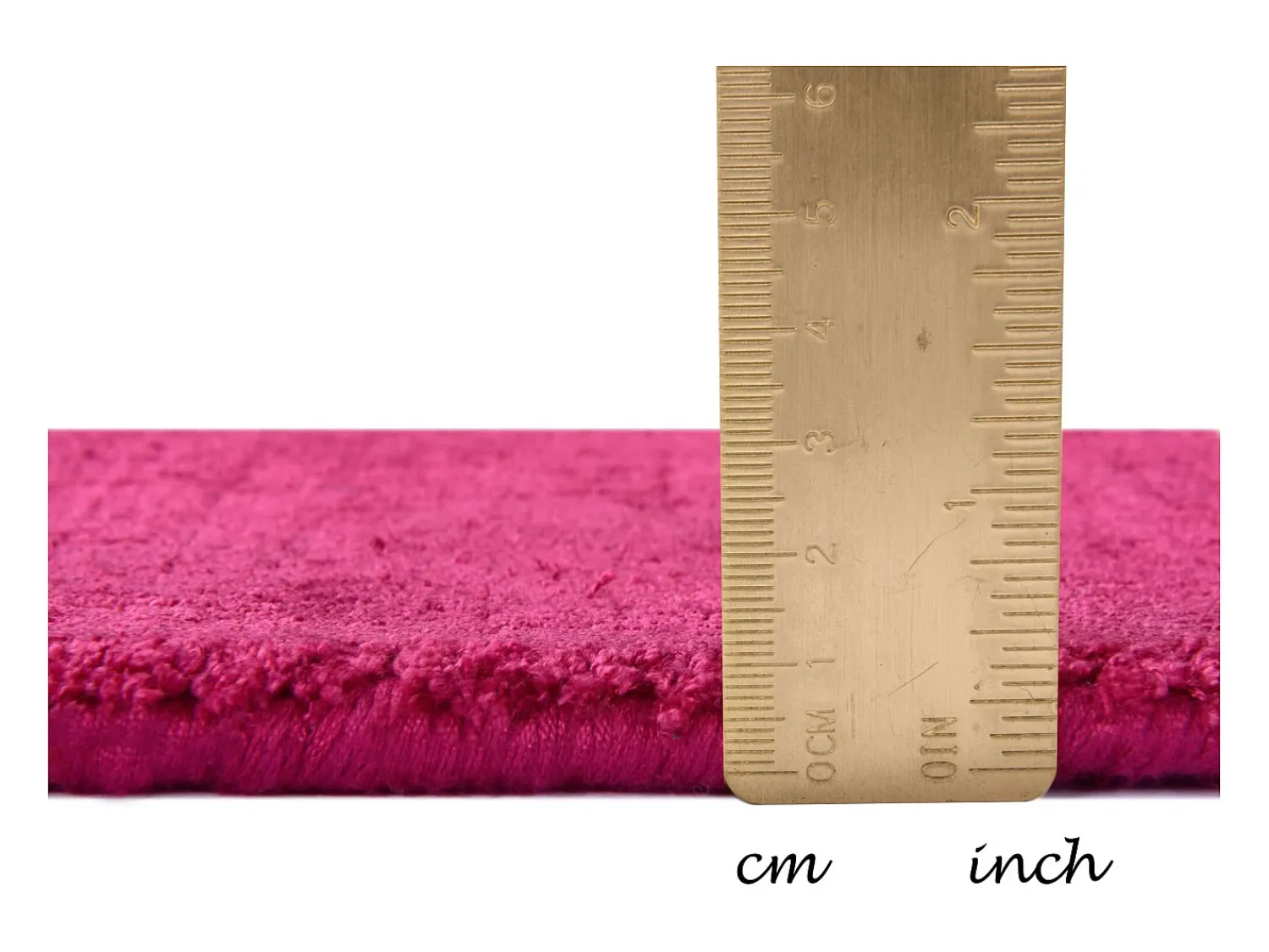 Alfombra De Salón^Alfombra de viscosa tejida a mano 50x80 cm Fuchisa Shine Fucsia