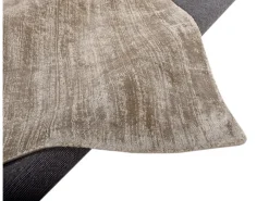 Alfombra De Salón^Alfombra de viscosa tejida a mano 85x155 cm Shine Beige