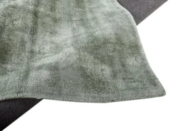 Alfombra De Salón^Alfombra de viscosa tejida a mano 85x155 cm Shine Verde