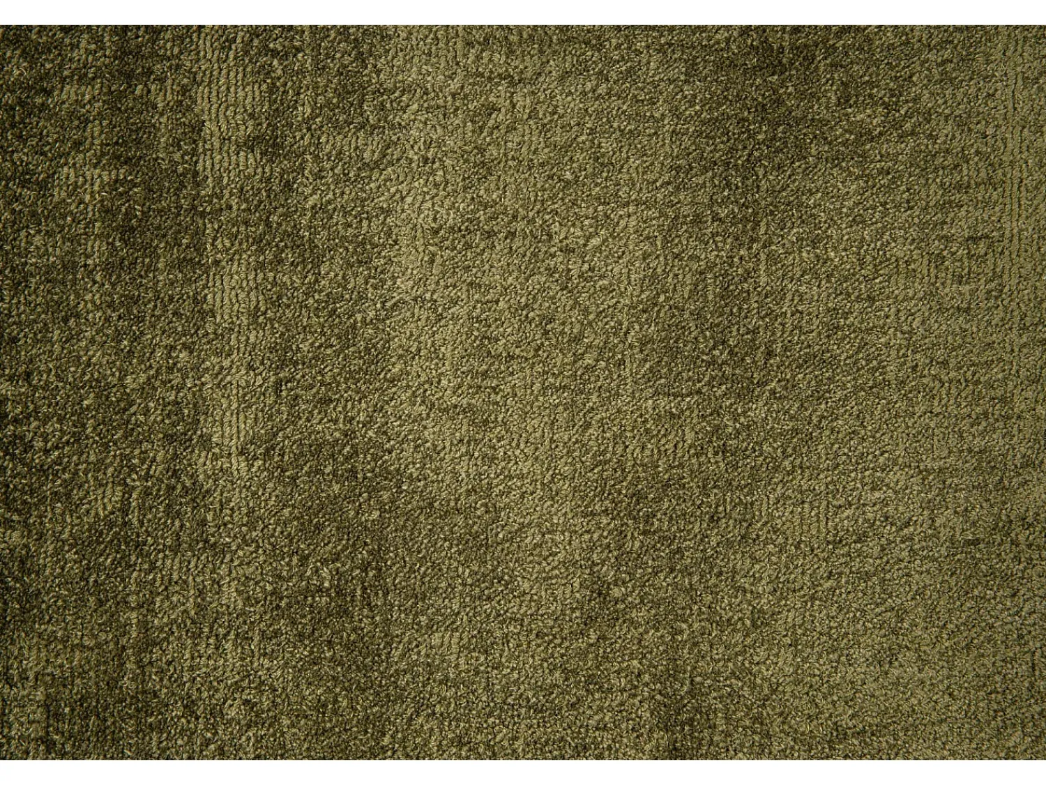 Clearance Alfombra de viscosa tejida a mano 65x135 cm musgo Shine Verde pino