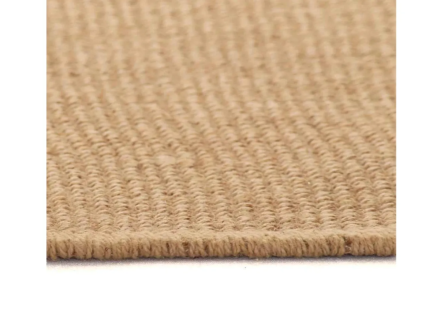 Alfombra De Cocina^Alfombra de yute con reverso de látex 80x160 cm Natural Beige