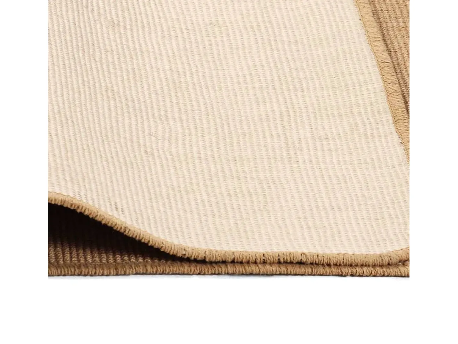 Alfombra De Cocina^Alfombra de yute con reverso de látex 80x160 cm Natural Beige