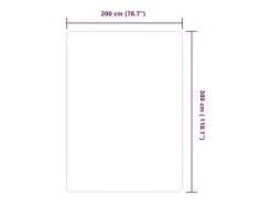 Hot Alfombra de yute con reverso de látex 70 x 130 cm Natural Beige