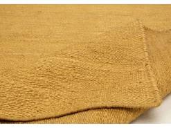Alfombra de yute hecha a mano 170x240 cm Oro Forest