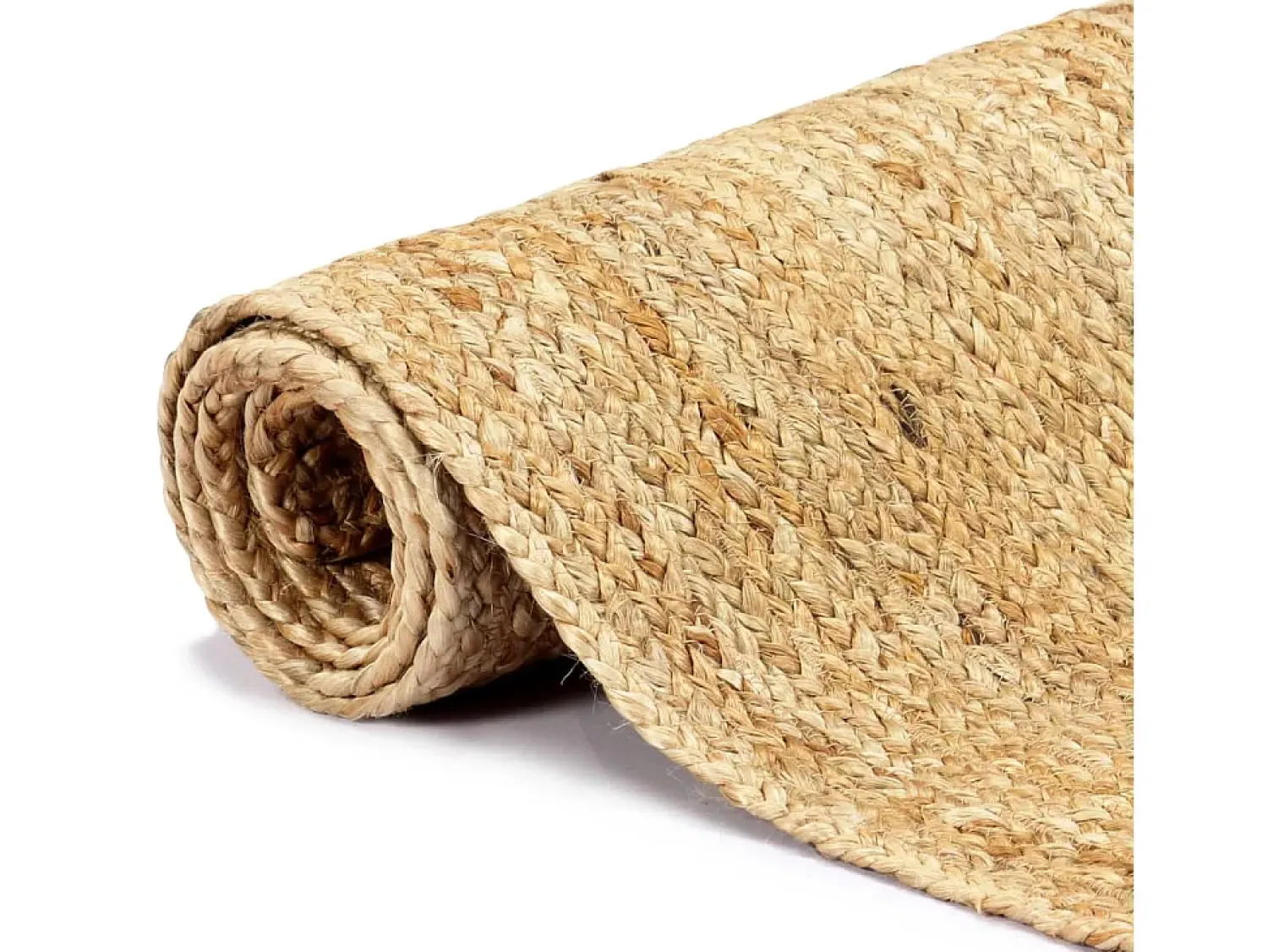 Hot Alfombra de yute hecha a mano 200x300 cm Marru00f3n