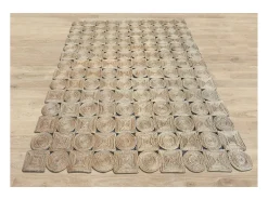 Alfombra de yute natural Begonia 230 x 160 cm
