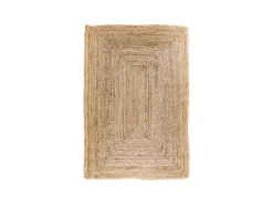 Sale House Nordic Alfombra de yute natural 60 x 90 cm Color natural claro