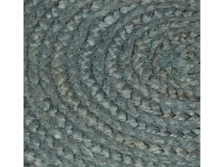 Clearance Clicnbuy Alfombra de yute tejida a mano redonda oliva 210 cm Verde
