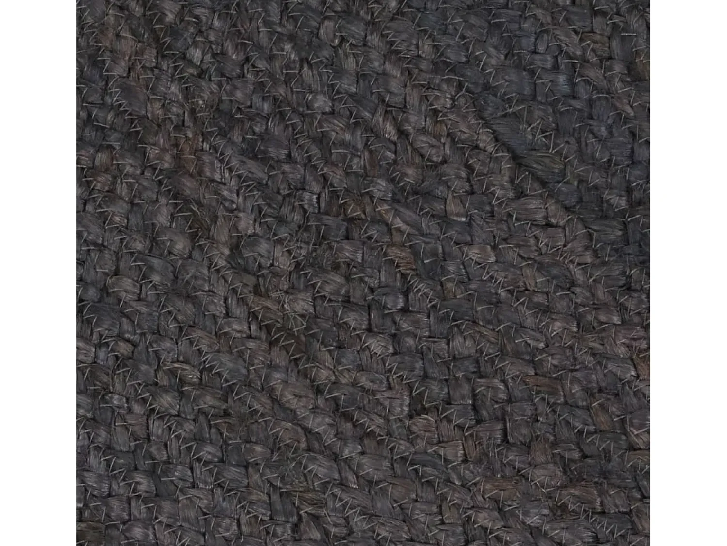 Sale Clicnbuy Alfombra de yute tejida a mano 120 cm oscuro Gris