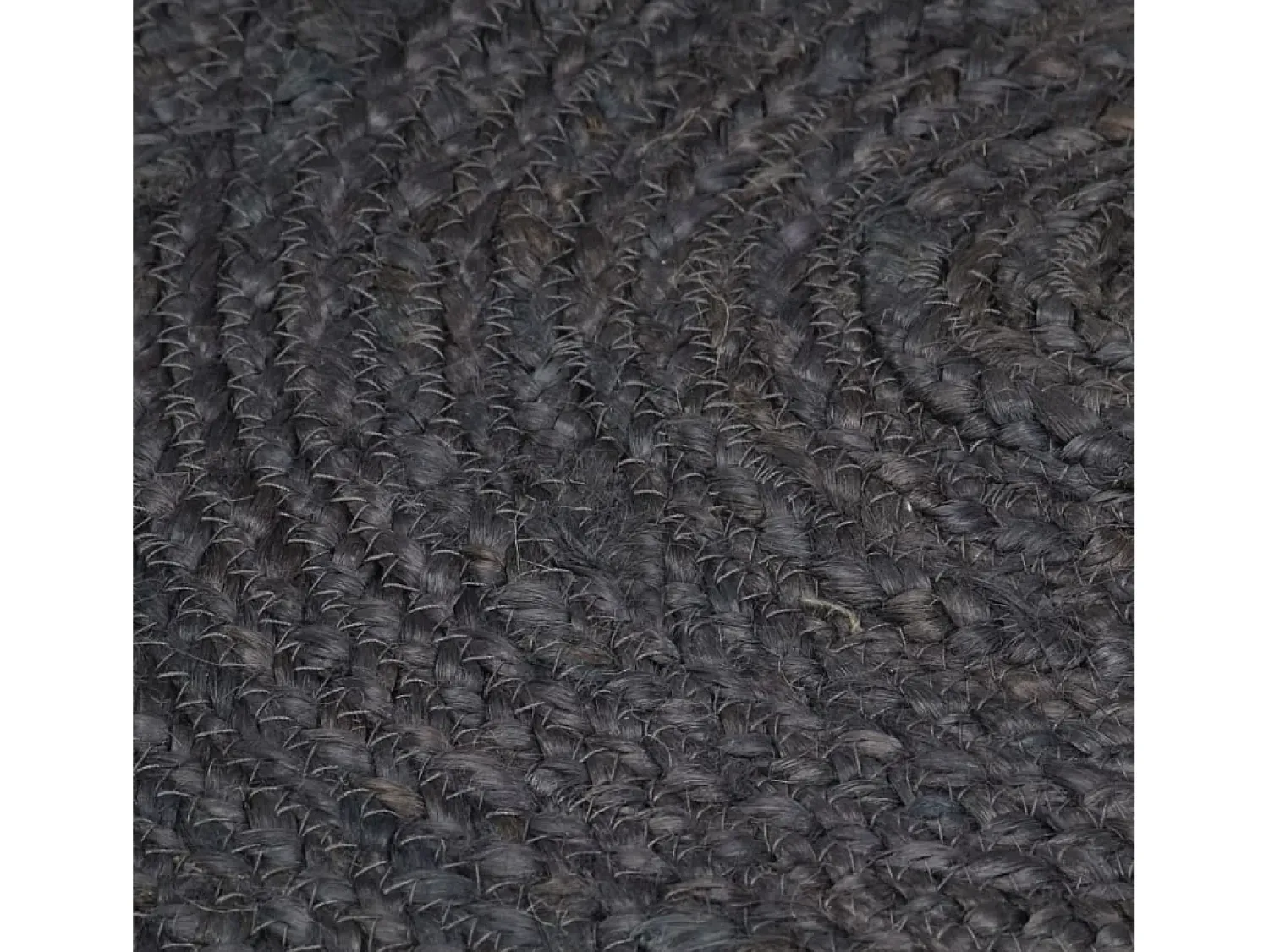 Sale Clicnbuy Alfombra de yute tejida a mano 120 cm oscuro Gris
