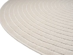 Alfombra diseño moderno Boho - Crema - 160 cm Redondo - SANTO PLUS