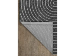 Alfombra diseño moderno Boho - Antracita - 120 x 160 cm - SANTO PLUS