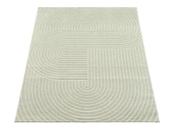 Alfombra diseño moderno Boho - Verde - 80 x 150 cm - SANTO PLUS