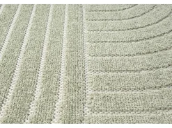 Alfombra diseño moderno Boho - Verde - 80 x 150 cm - SANTO PLUS
