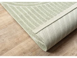 Alfombra diseño moderno Boho - Verde - 80 x 150 cm - SANTO PLUS