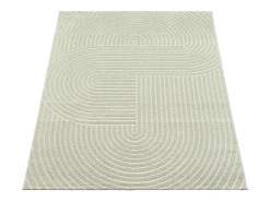 the carpet Alfombra De Exterior^Alfombra diseño moderno Boho - - 80 x 250 cm - SANTO PLUS Verde