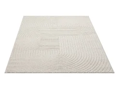 Alfombra diseño moderno Boho - Crema - 200 x 280 cm - SANTO PLUS