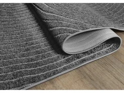 Alfombra diseño moderno Boho - Antracita - 240 x 340 cm - SANTO PLUS