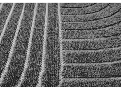 Alfombra diseño moderno Boho - Antracita - 240 x 340 cm - SANTO PLUS