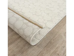 the carpet Alfombra De Salón^Alfombra Elisa Design Piedras, , 120 x 160 cm Crema