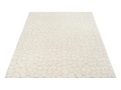 the carpet Alfombra De Salón^Alfombra Elisa Design Piedras, , 120 x 160 cm Crema