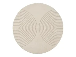 Alfombra Elisa Diseño Geométrico, Beige, 240 x 340 cm