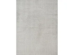 the carpet Alfombra De Salón^Alfombra Elisa Diseño Geométrico, , 120 x 160 cm Gris