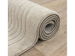 Alfombra Elisa Diseño Geométrico, Beige, 200 x 280 cm