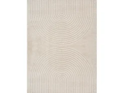 the carpet Alfombra De Salón^Alfombra Elisa Diseño Geométrico, , 140 x 200 cm Beige