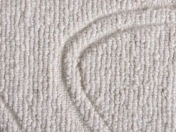 Sale OZAIA Alfombra en relieve de lana 100% tufted a mano con motivo abstracto, 160 x 230, , CELESTIA Marfil
