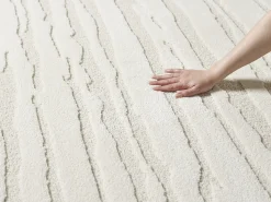 Alfombra Everest diseño moderno - Crema - 200 x 290 cm