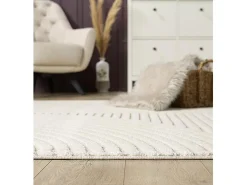 the carpet Alfombra De Salón^Alfombra Everest Modern 3D alto-bajo - - 200 x 290 cm Crema