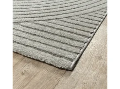 the carpet Alfombra De Salón^Alfombra Everest Modern 3D alto-bajo - - 120 x 170 cm Gris
