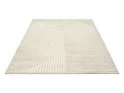 the carpet Alfombra De Salón^Alfombra Everest Modern 3D alto-bajo - - 80 x 300 cm Beige