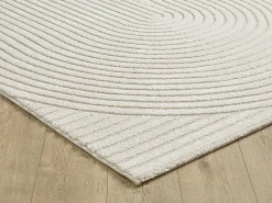 Alfombra Everest Modern 3D alto-bajo - Crema - 140 x 200 cm