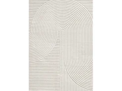 Alfombra Everest Modern 3D alto-bajo - Crema - 140 x 200 cm