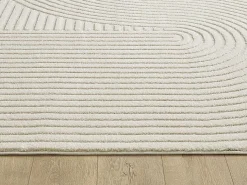 Alfombra Everest Modern 3D alto-bajo - Crema - 140 x 200 cm
