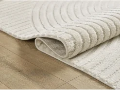 Alfombra Everest Modern 3D alto-bajo - Crema - 120 x 170 cm
