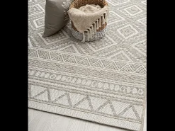 Alfombra Exterior Interior diseño moderno - Beige - 67 x 180 cm - CALGARY