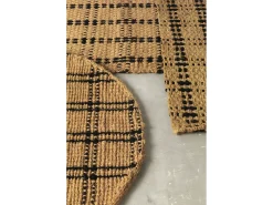Discount Alfombra fibra de coco 180 cm diam. Marru00f3n