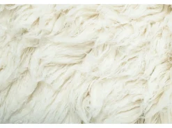 New Alfombra Flokati de Grecia diámetro 70 cm Naturaleza Flokos XXL Color natural claro