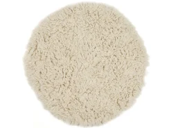 Alfombra Flokati de Grecia diámetro 200 cm Naturaleza Flokos 2450