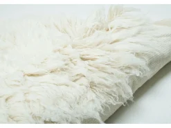Hot Alfombra Flokati de Grecia 250x250 cm Naturaleza Flokos XXL Color natural claro