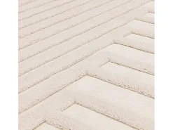 Discount Alfombra geométrica - 120x170cm - crema - Valley Connection Blanco roto