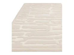 Alfombra geométrica - 120x170cm - crema - Valley Path