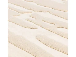 Alfombra geométrica - 120x170cm - crema - Valley Path
