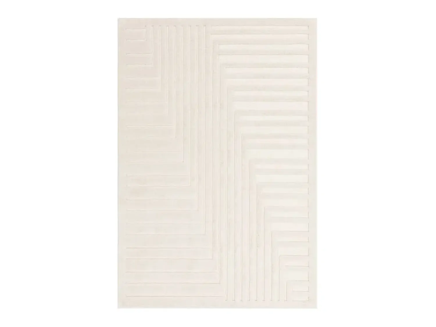 Alfombra De Salón^Alfombra geométrica - 200x290cm - crema - Valley Connection Blanco roto
