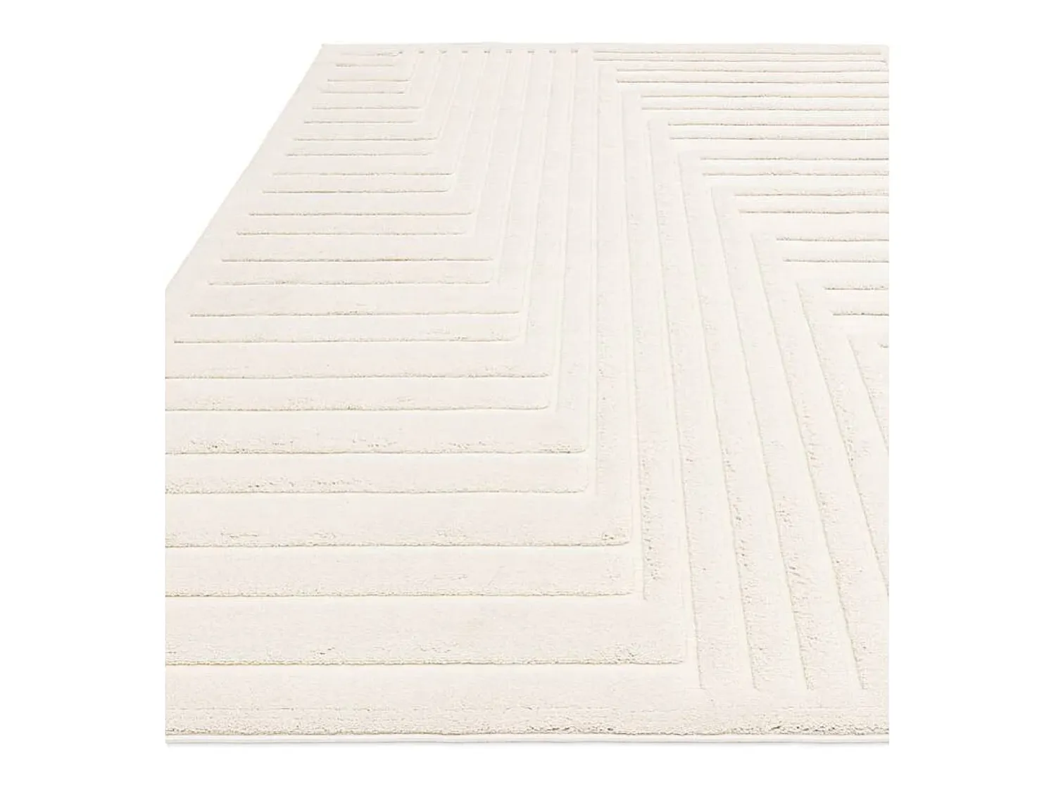 Alfombra De Salón^Alfombra geométrica - 200x290cm - crema - Valley Connection Blanco roto