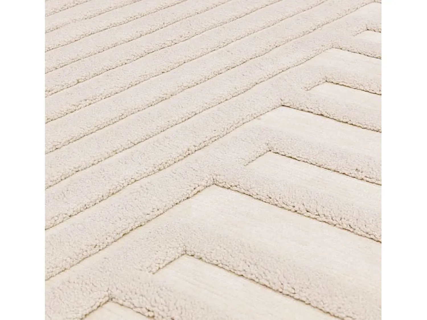Alfombra De Salón^Alfombra geométrica - 200x290cm - crema - Valley Connection Blanco roto